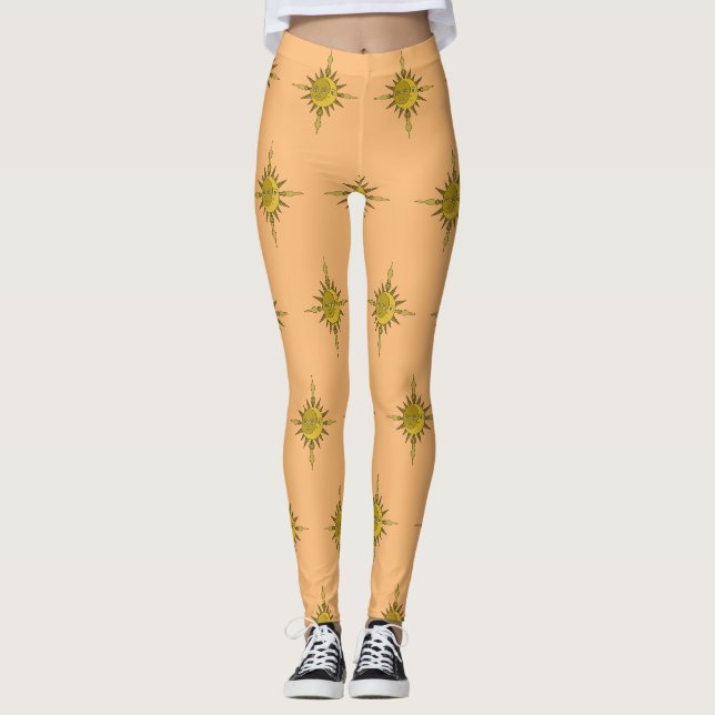 Solen och månen leggings (Framsida)