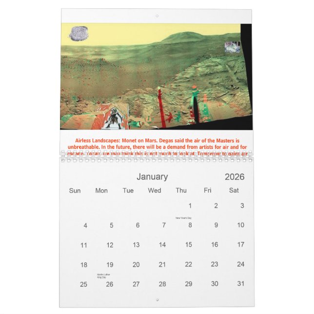 Solen på väggen, sol på väggen, knäcker i… kalender (Jan 2026)