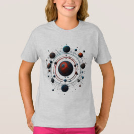 Solen Planet sol, planet, rymd, galax, måne T Shirt