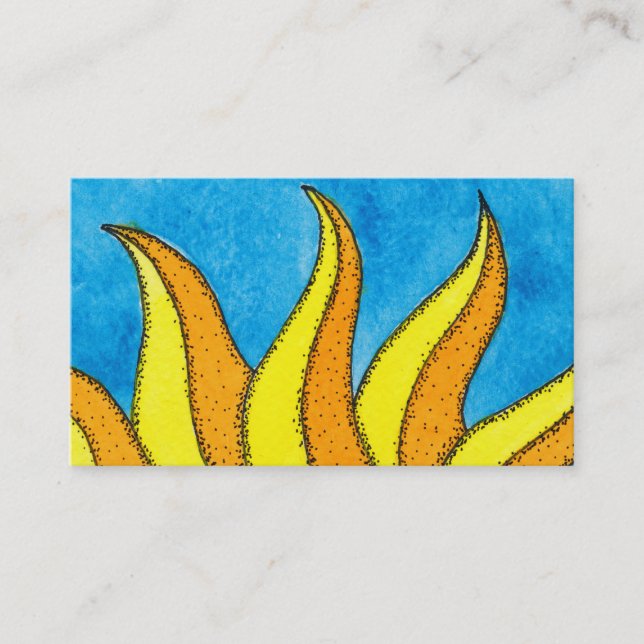 Solen Rays visitkorten Visitkort (Framsida)