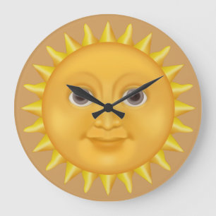 Solen tar tid på stor klocka