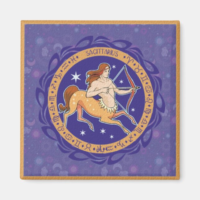 Solen undertecknar Sagittariusmagneten Magnet (Framsidan)