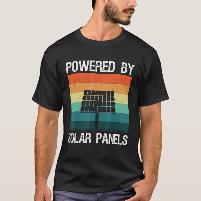 Solenergi från förnybar energi t shirt (Framsida)