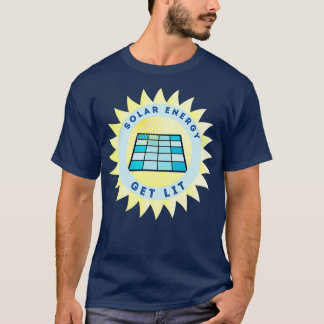 Solenergi tänd t shirt