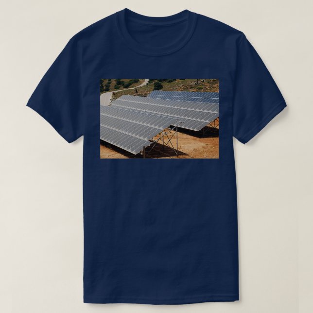 Solenergibank Tilos ö T Shirt (Design framsida)