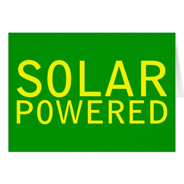 solenergidriven hälsningskort (Framsidan Horizontal)