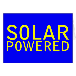 solenergidriven hälsningskort