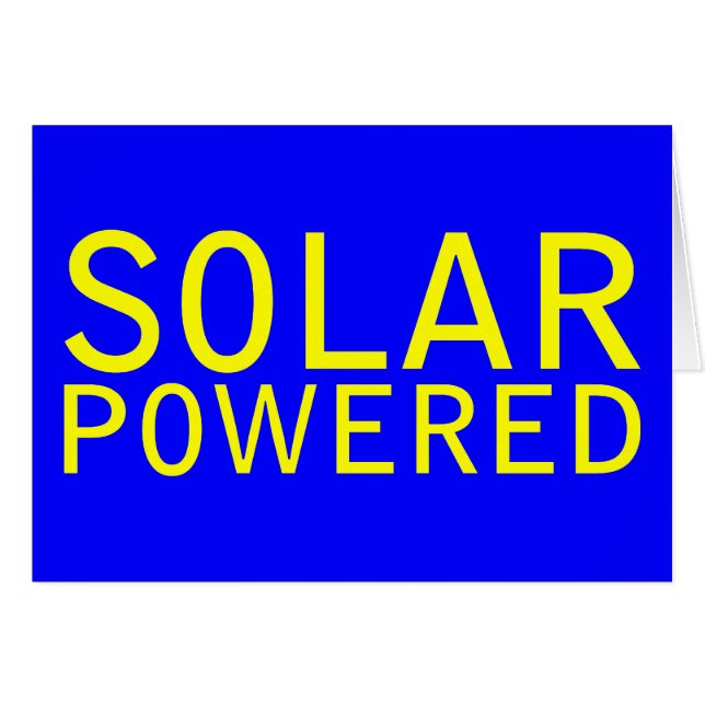 solenergidriven hälsningskort (Framsidan Horizontal)