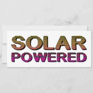 solenergidriven inbjudningar