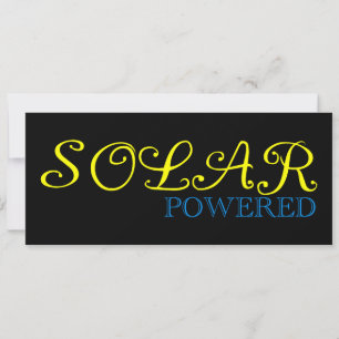 solenergidriven inbjudningar