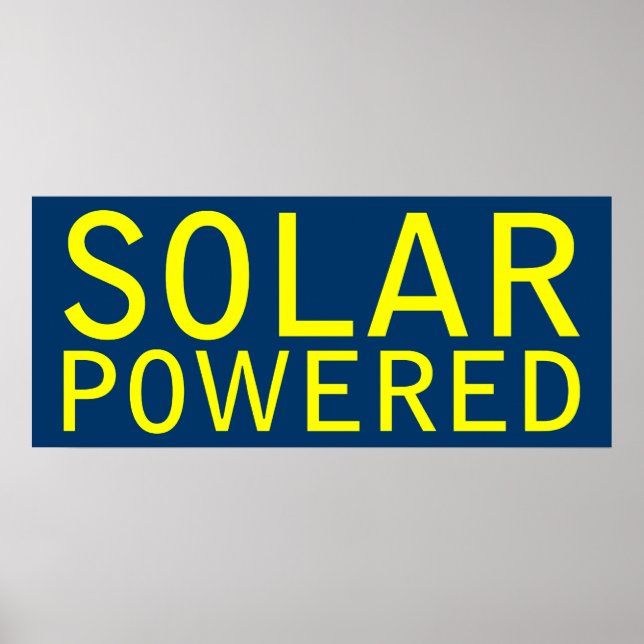 solenergidriven poster (Framsidan)