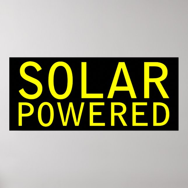 solenergidriven poster (Framsidan)