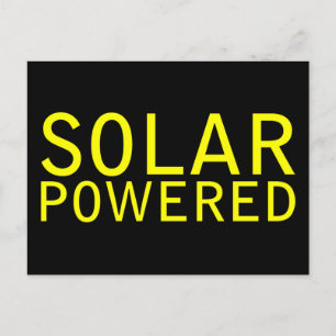 solenergidriven vykort