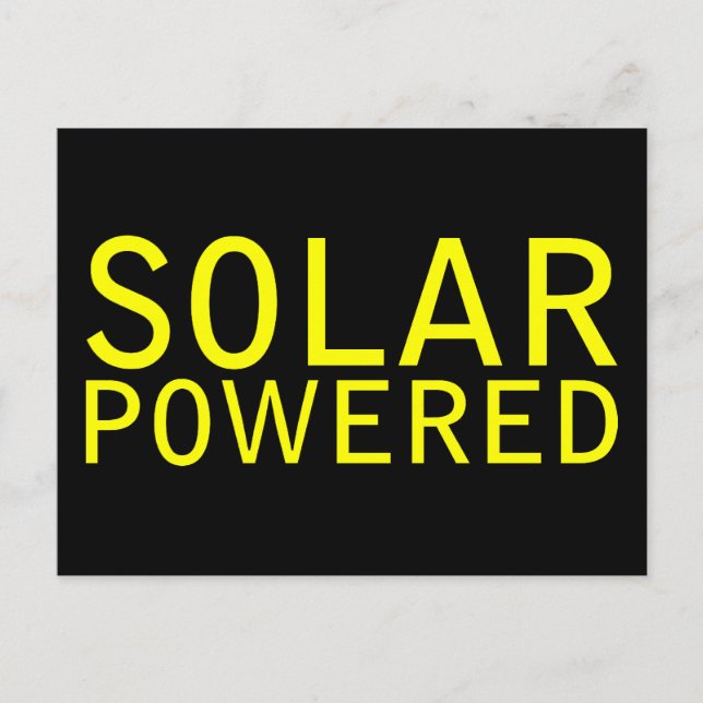 solenergidriven vykort (Framsida)