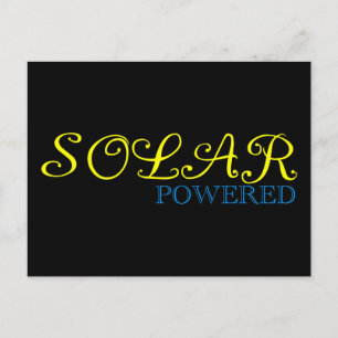 solenergidriven vykort