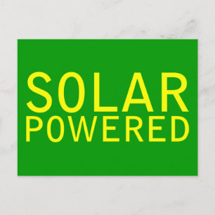 solenergidriven vykort