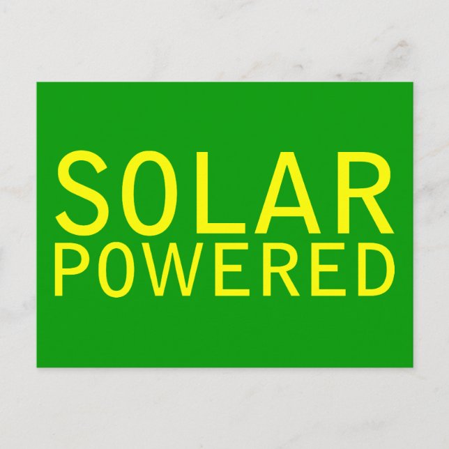 solenergidriven vykort (Framsida)