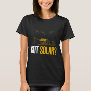 Solenergipaneler för Har av solenergi T Shirt