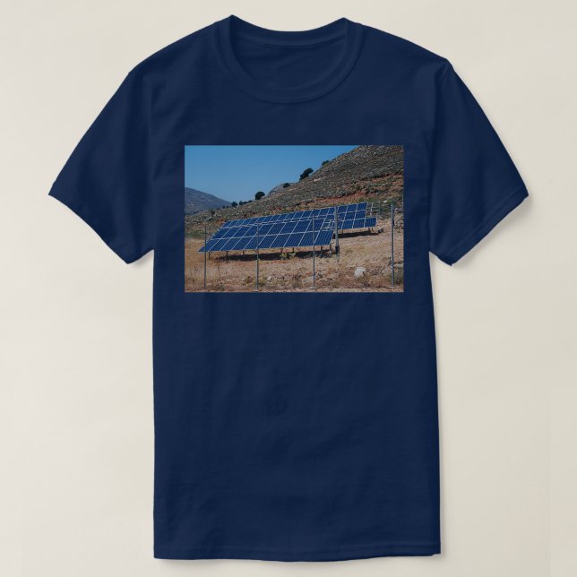 Solenergipaneler Tilos T Shirt (Design framsida)