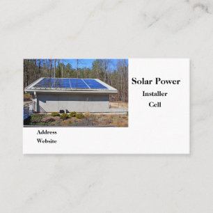 Solenergipaneler Visitkort