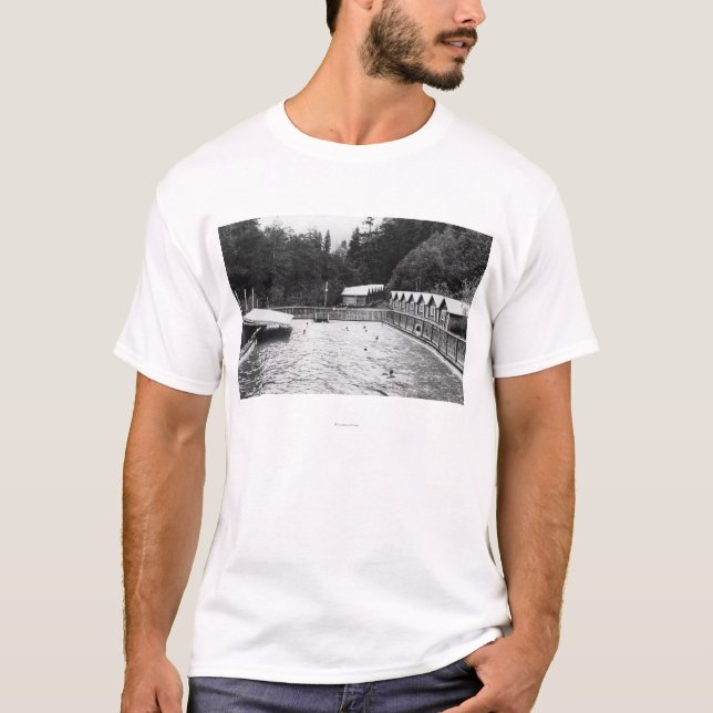 Solenoider Duc Hot Springs, WA-simbassäng T Shirt (Framsida)