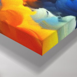 Solens-Abstraktens solrosgevär Canvastryck