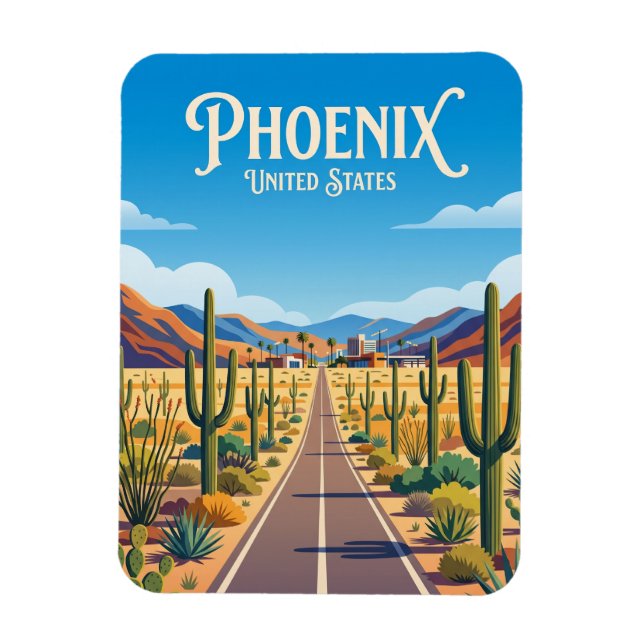 Solens dal förorter Arizona Magnet (Vertikal)