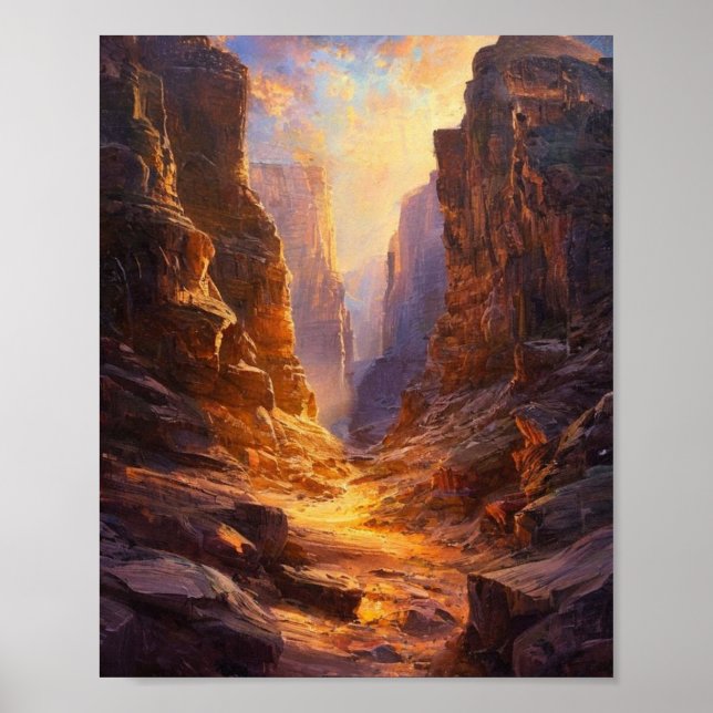 Solens nedstigning i det forntidas hjärta  poster (Framsidan)
