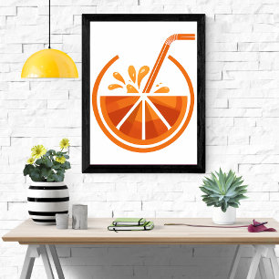 Solens: Orange Juice Graphic Poster