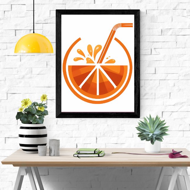 Solens: Orange Juice Graphic Poster (Skapare uppladdad)