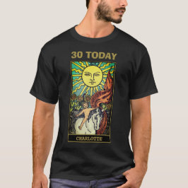 Solens Tarotkort 30-årsdag Svart Unisex T Shirt