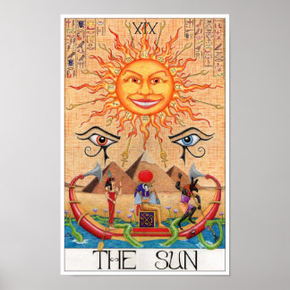 Solens tarotkort poster