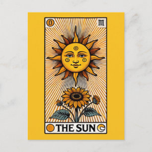 Solens Tarotkort Vykort