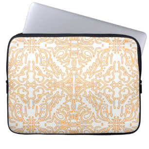 Solfackla Guld Damast Telefon / iPad-fodral Laptop Fodral