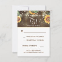 Solfält Rustik Lada Trä Bröllop RSVP