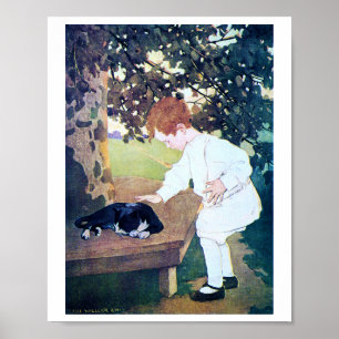 Solfångare och barn, Jessie Willcox Smith Poster