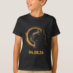 Solfångarglas, Eclipse Solar Eclipse Glass Cat Fun T Shirt