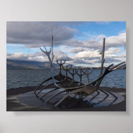 Solfar-monumentet i Reykjavík Poster