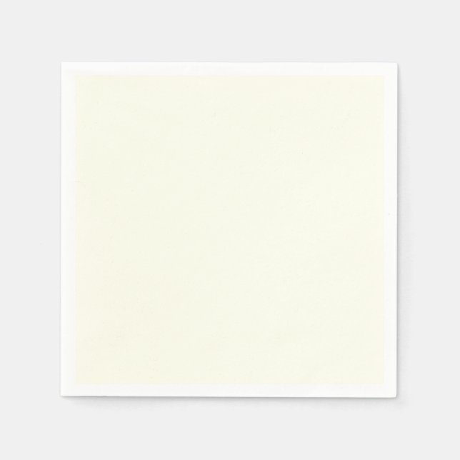 Solfärgad minimalistisk enfärgad modern pappersservett (Framsidan)