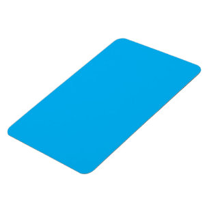 Solfast Cyanblå Bakgrund   Sommar Minimal Stil Magnet