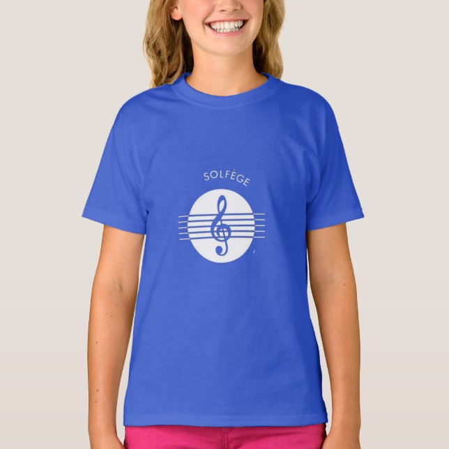 Solfege Music Symbol T-Shirt (Framsida)