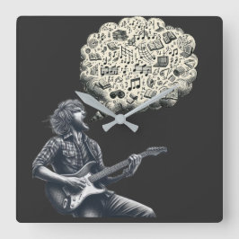 Solfeggio Exploguitar Player Fyrkantig Klocka