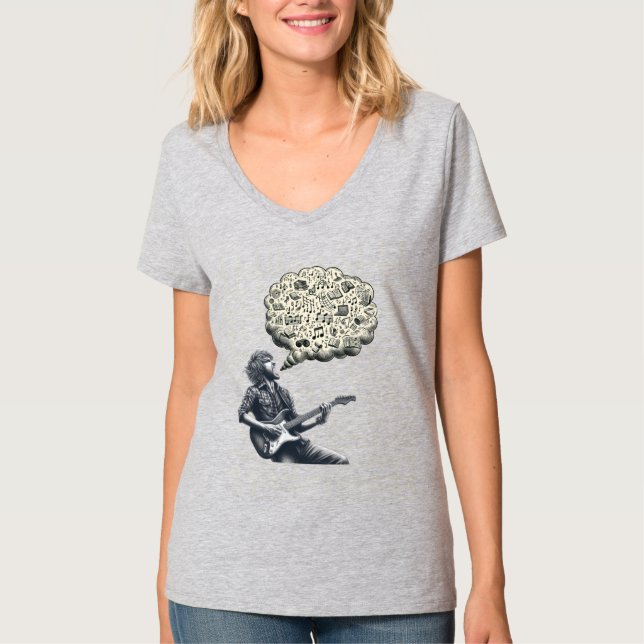 Solfeggio Exploguitar Player T Shirt (Framsida)