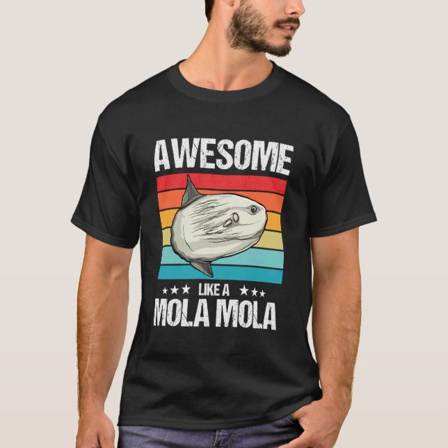 Solfisk Awesome Liksom en Mola Mola T Shirt (Framsida)