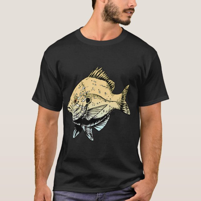 Solfisk i mjuka färger t shirt (Framsida)