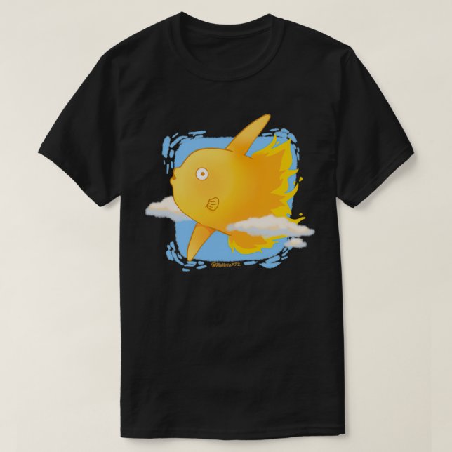 solfisk t shirt (Design framsida)