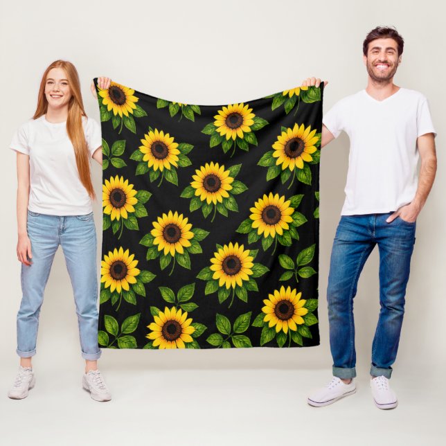 Solfjäder Fleecefilt (På plats)