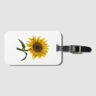 Solfjäder Solsken Blommig Akvarell Blomma Bagagebricka