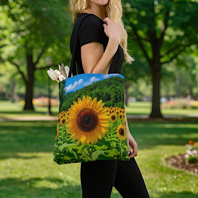 Solfjäderbild Nr. 3 Tote Bag Tygkasse (Skapare uppladdad)