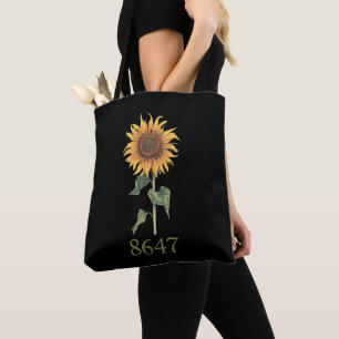 Solfjäderblomma 8647 86 47 Subtil Anti Trump Blomm Tygkasse